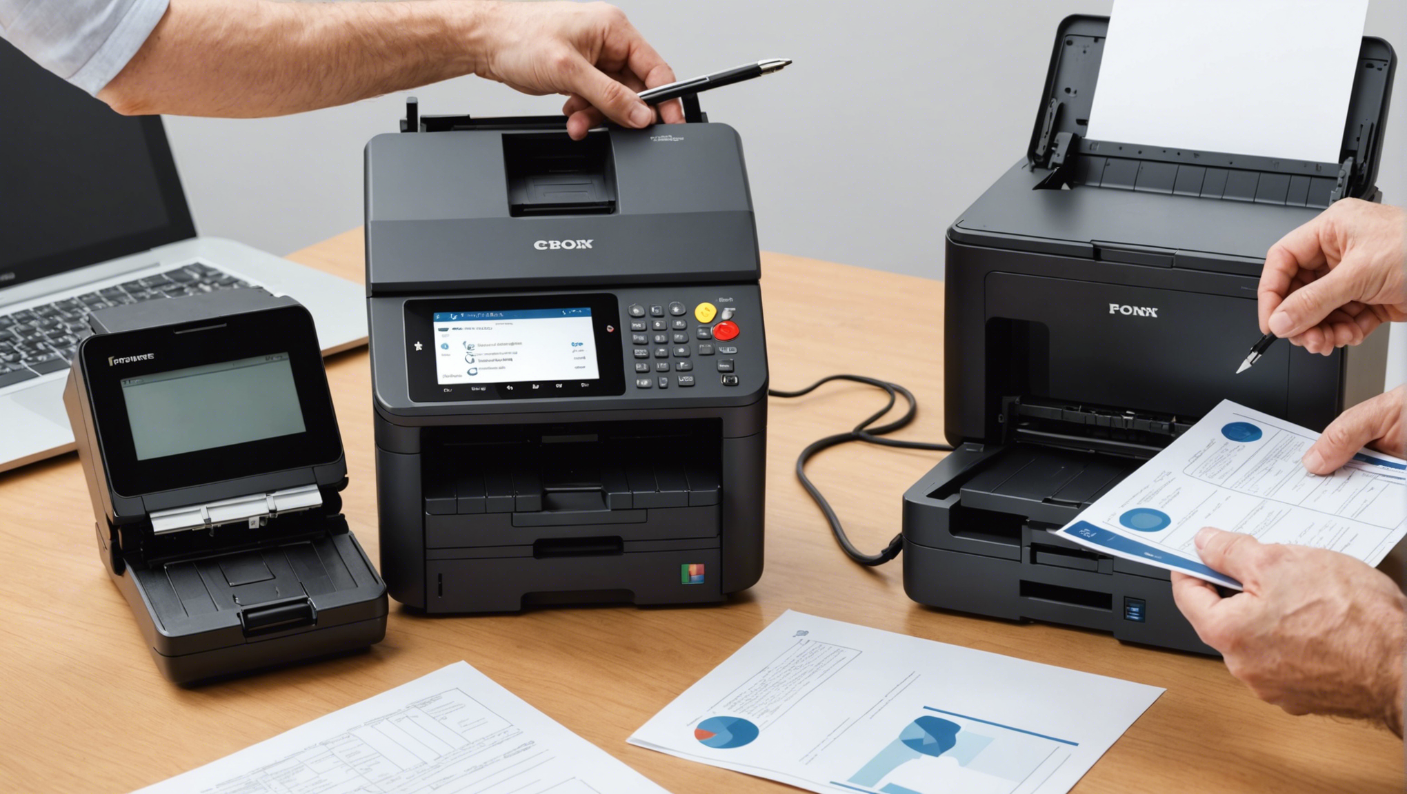 découvrez notre gamme d'imprimantes professionnelles à prix abordables, dotées de nombreuses fonctionnalités de numérisation pour simplifier votre travail.