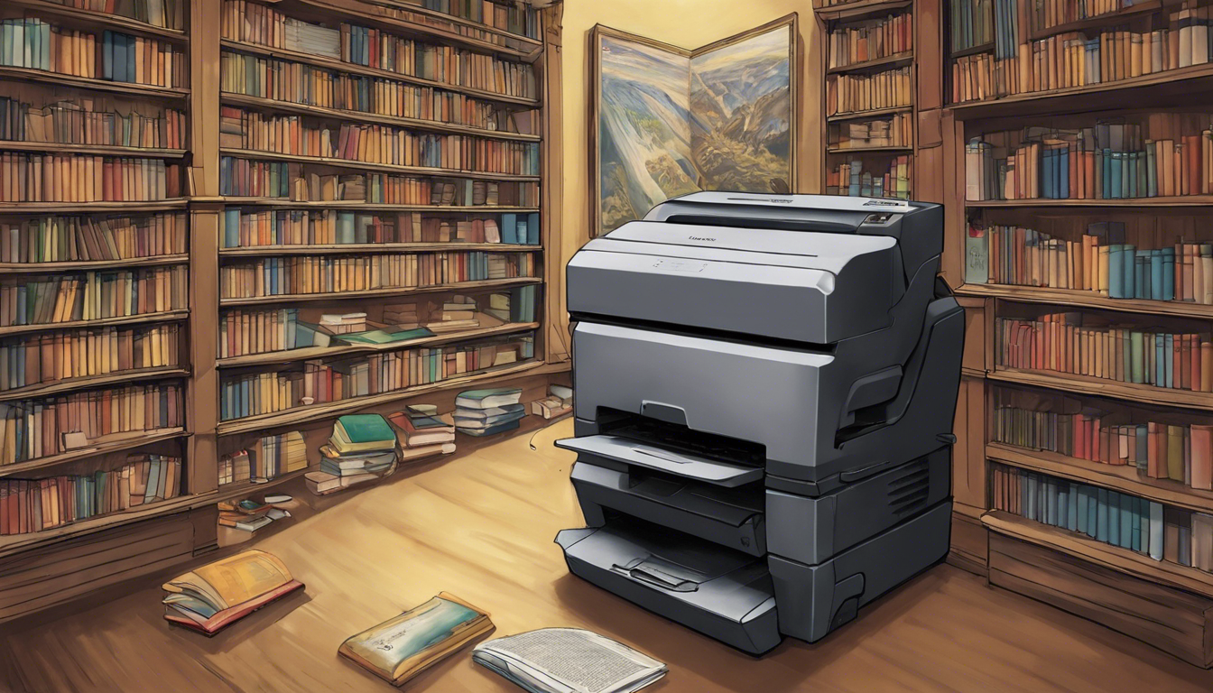 découvrez le nom de l'imprimante révolutionnaire qui peut imprimer des livres de manière innovante.