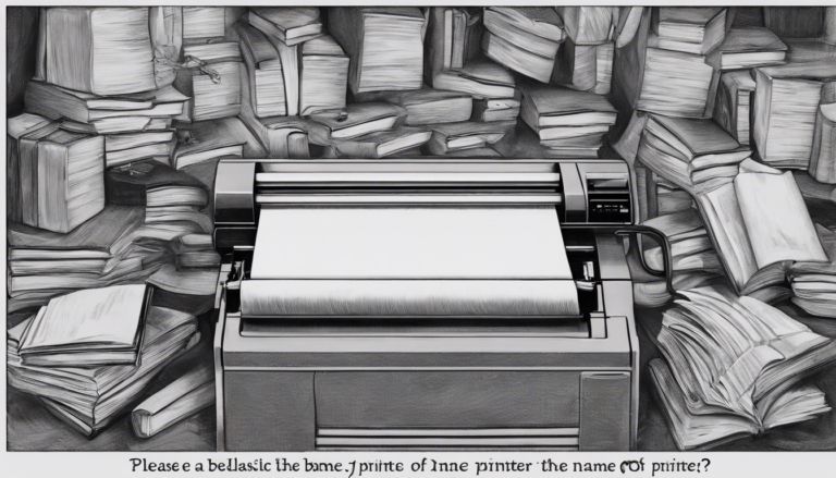 Quel est le nom de l’imprimante qui imprime des livres?