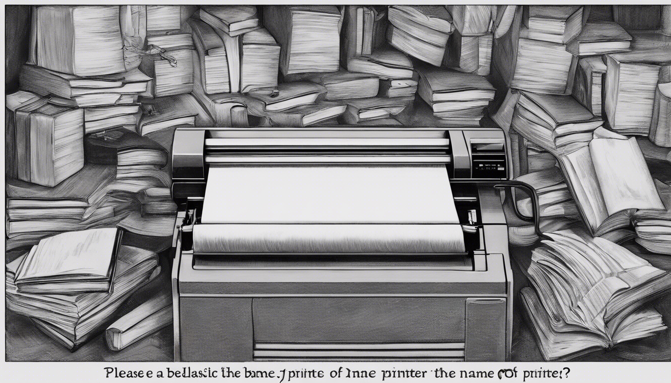 découvrez le nom de l'imprimante révolutionnaire capable d'imprimer des livres en un clin d'œil!