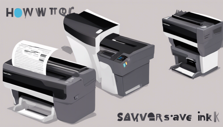 Comment économiser de l’encre d’imprimante facilement ?